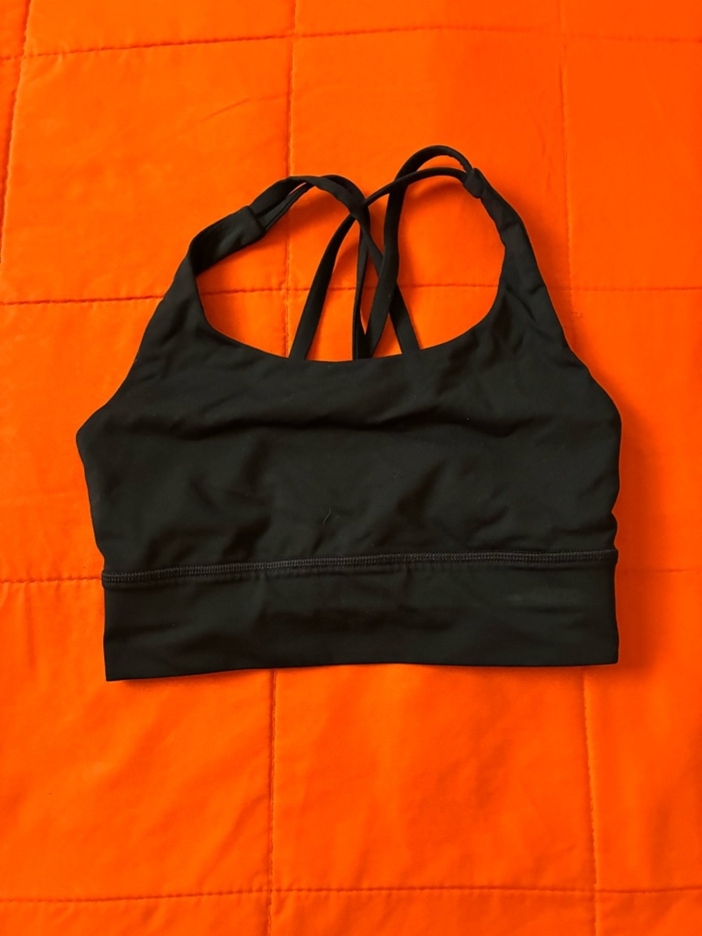 Lululemon sports Bra Womens 4 Black Running & Gym Athletic Sportswear Casual